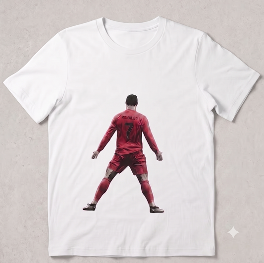 Christiano Ronlado White Tshirt