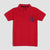 Boys Red Pique Polo T-Shirt