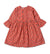 Girls' Red Floral Woven Dress